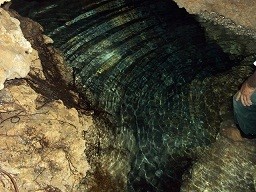 Cave cenote in El Naranjal