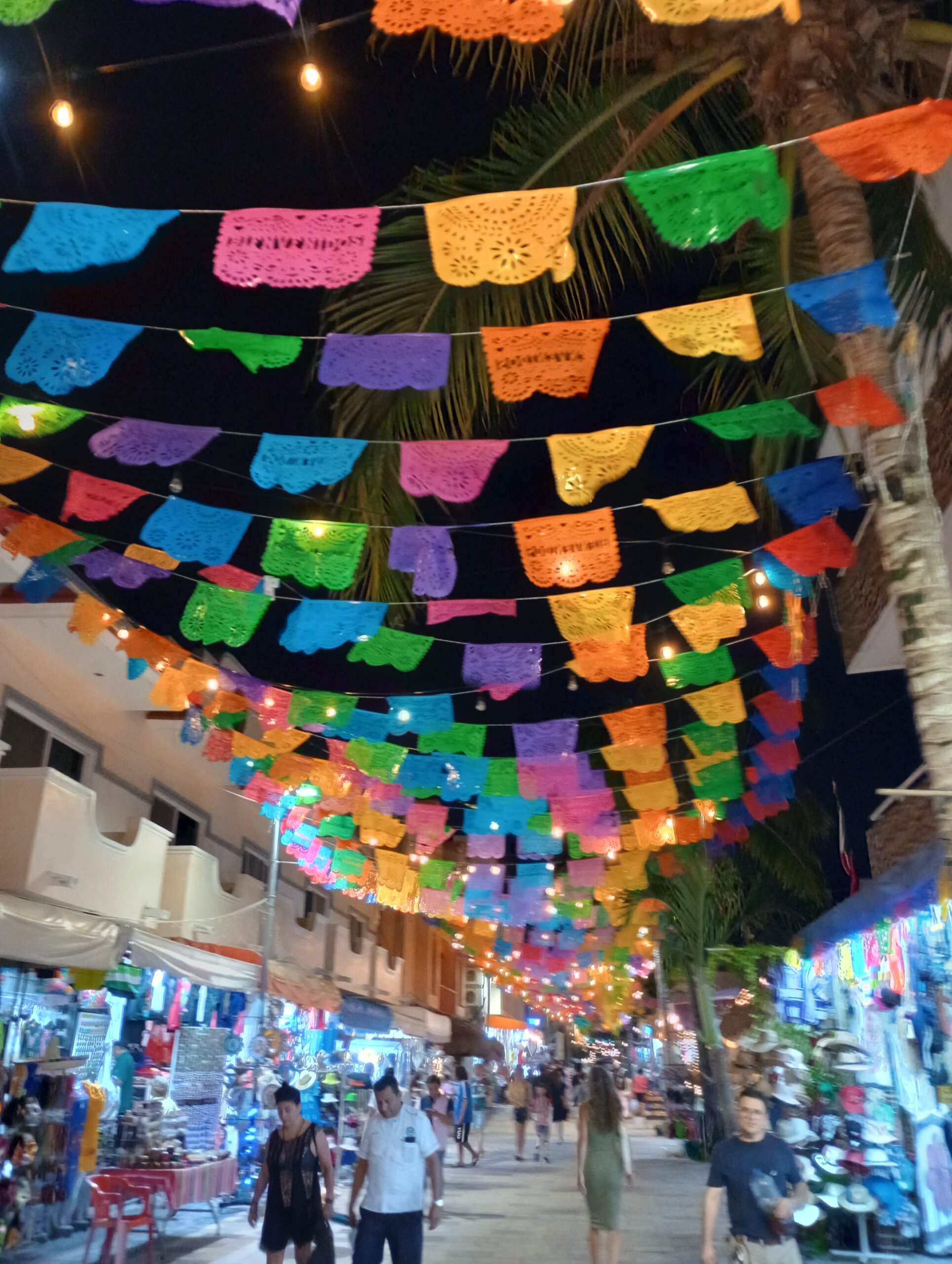 Playa del Carmen festive street