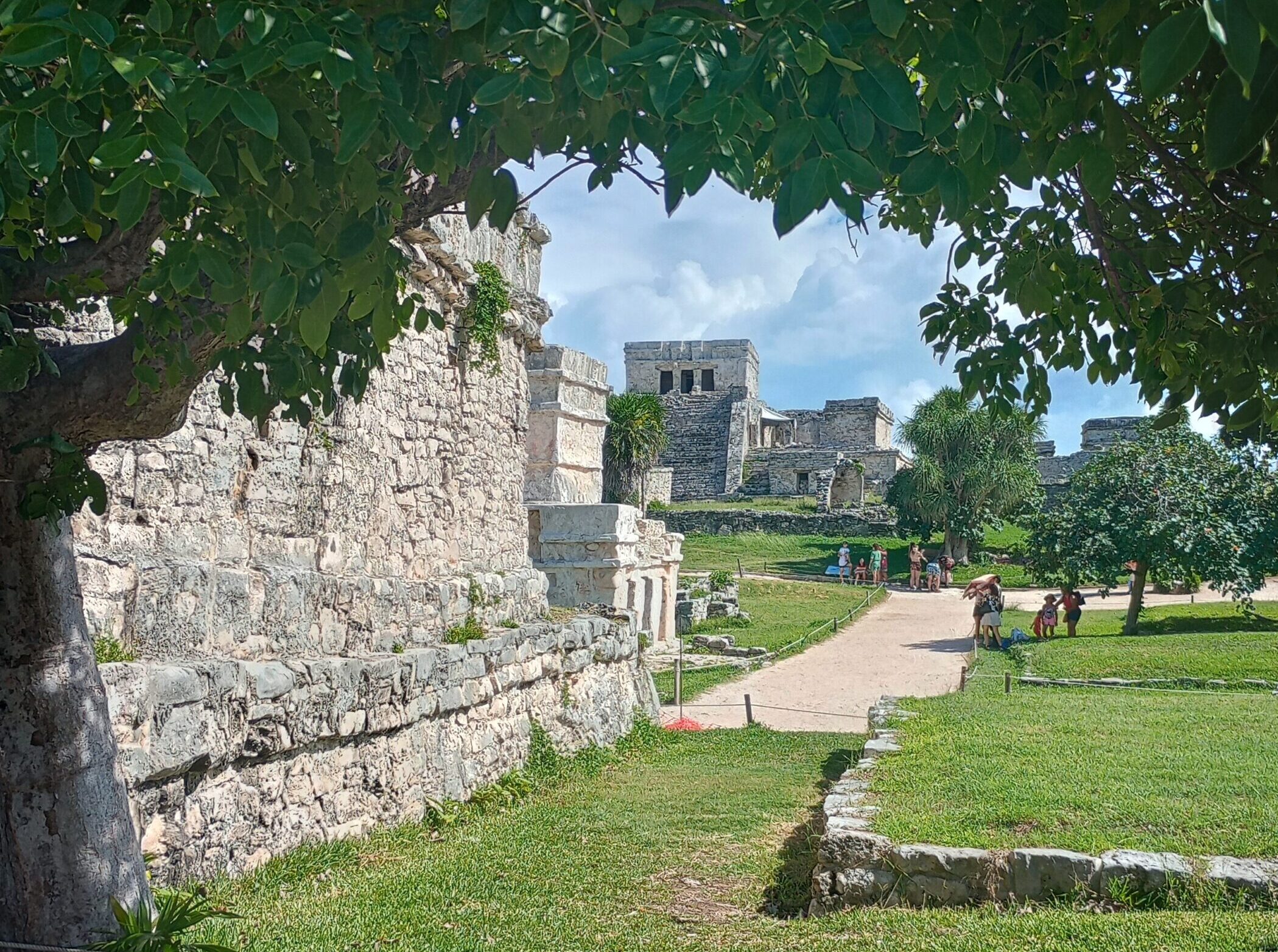 tulum view of castillo