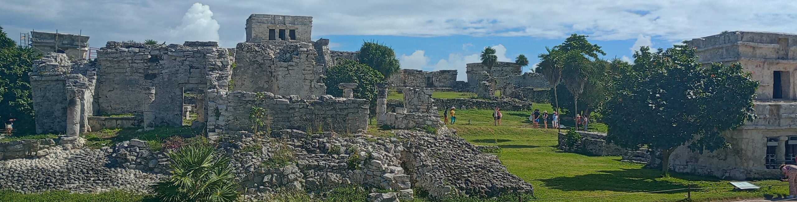 Tulum ruins panorama view